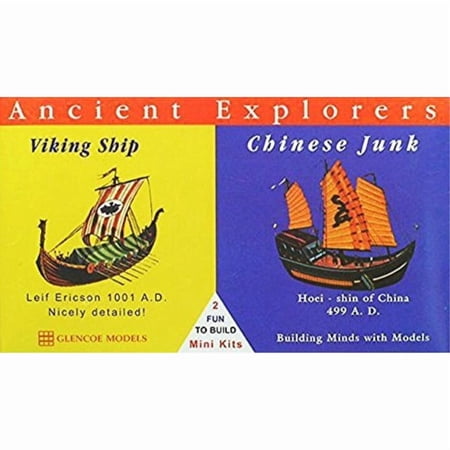 ancient explorers - viking ship/chinese junk