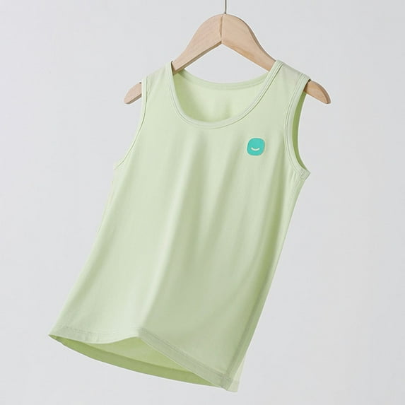 gljltg (2 - 16 Years) Big Kids - Class Round - Neck Sleeveless T - Shirt Made of Lenzing Tencel Lyocell. Ideal for Spring & Summer as Thin Base Layer, Unisex Design