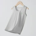 thumbnail image 1 of gljltg (2 - 16 Years) Big Kids - Class Round - Neck Sleeveless T - Shirt Made of Lenzing Tencel Lyocell. Ideal for Spring & Summer as Thin Base Layer, Unisex Design, 1 of 3