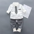 thumbnail image 1 of gljltg Baby Boy Clothes Suits, Toddler Dress Shirt + Suspender Pants Outfit Sets Gentleman Wedding 1-4 Years, 1 of 4