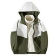 thumbnail image 1 of gljltg Baby Girls Boys' and Toddler Heavy Winter Jacket, Wind Water-Resistant Shell, Fleece Inner Children's Warm Casual Coat Warm Hooded Hardshell Jacket With Inner Liner Two-Piece Set, 1 of 7