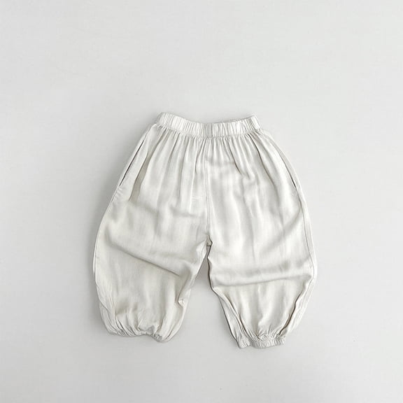 gljltg Baby Long Bloomers Soft Cotton Harem Pants Dailywear School Pant for Boys Girls 1-6 Years