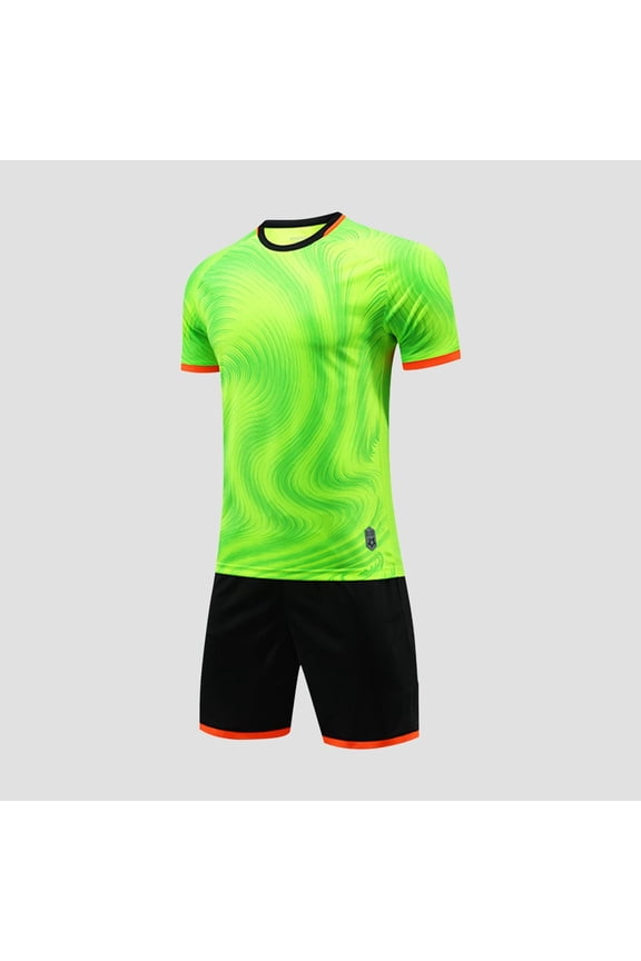 Boys 5-13Y Children's Gradient Basketball Suit Set Training Kit Sweat Absorbing Side Pockets Soft Breathable Sports Suit for Daily Travel Sports Training Holiday Birthday