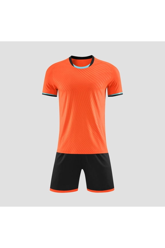 Boys 5-13Y Children's Gradient Basketball Suit Set Training Kit Sweat Absorbing Side Pockets Soft Breathable Sports Suit for Daily Travel Sports Training Holiday Birthday