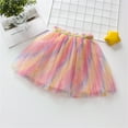 thumbnail image 1 of gljltg Girls' Summer New Half Skirt Mesh Puffy Skirt Embroidery Mesh Solid Princess Bow Skirt, 1 of 1