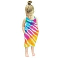 thumbnail image 1 of gljltg Girls Toddler Kids Baby Girls Strap Tie Dyed Romper Jumpsuit Outfits 1-6Y, 1 of 9