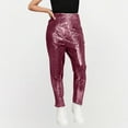 thumbnail image 1 of gljltg Kids' Shiny Leather Face Dance Pants – 75% Cotton Stretch Design for Boys & Girls Ages 3-16, Comfortable Breathable Fabric for Daily, Party & Dance Wear, 1 of 5