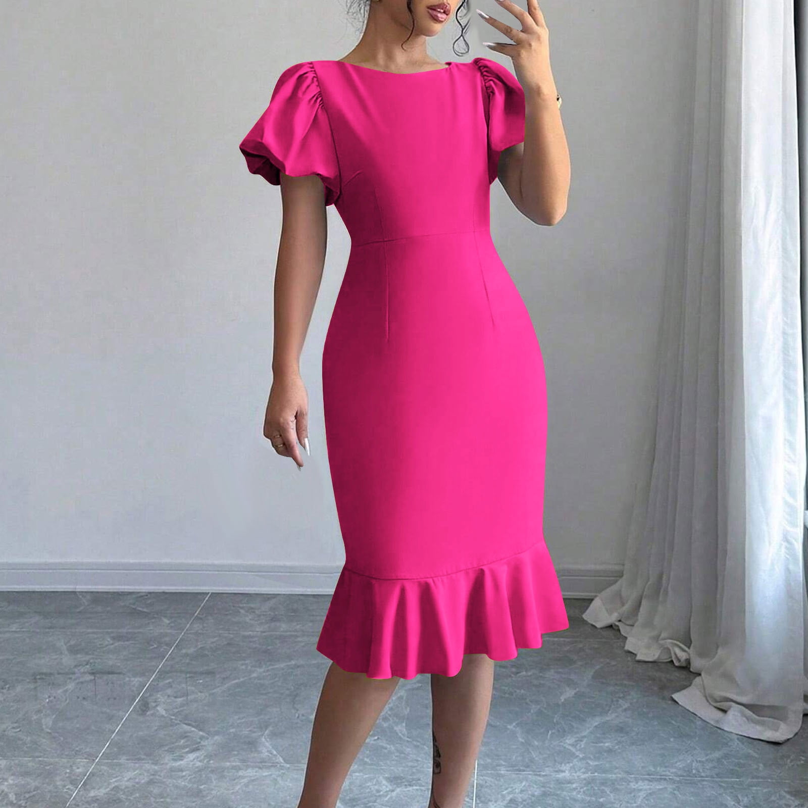 sachin and babi light blue dress Blush Horizon Midi Ombre Dress