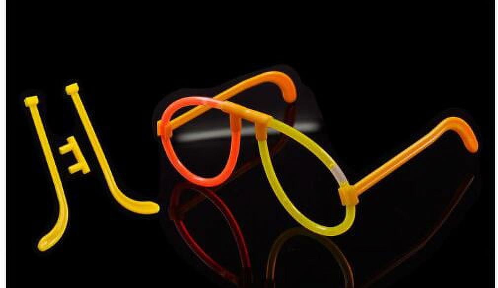 glow stick glasses parts 20 Sets Replacement Eyeglasses Connector Glow Glasses Frame Parts for