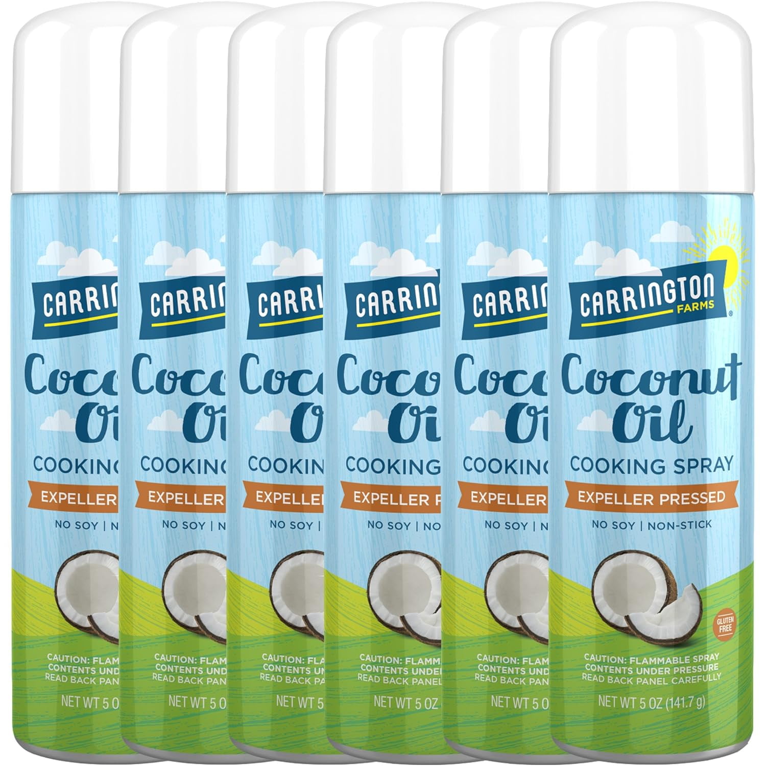 gluten , hexane , NONGMO, of hydrogenated trans fats, nonstick, zero