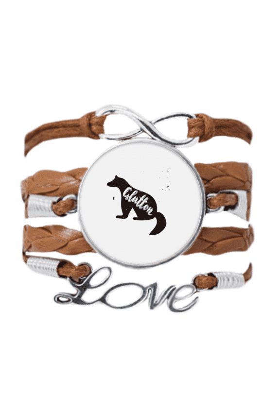 glutton black and white animal bracelet love chain ornament wristband