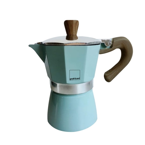 gnali&zani EZ 006/IND/BLU Venezia Coffee Maker 6 Cups Induct Lt Blue