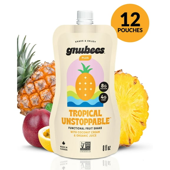 gnubees Tropical Unstoppable Pack of 12 Pouches (8.5oz)
