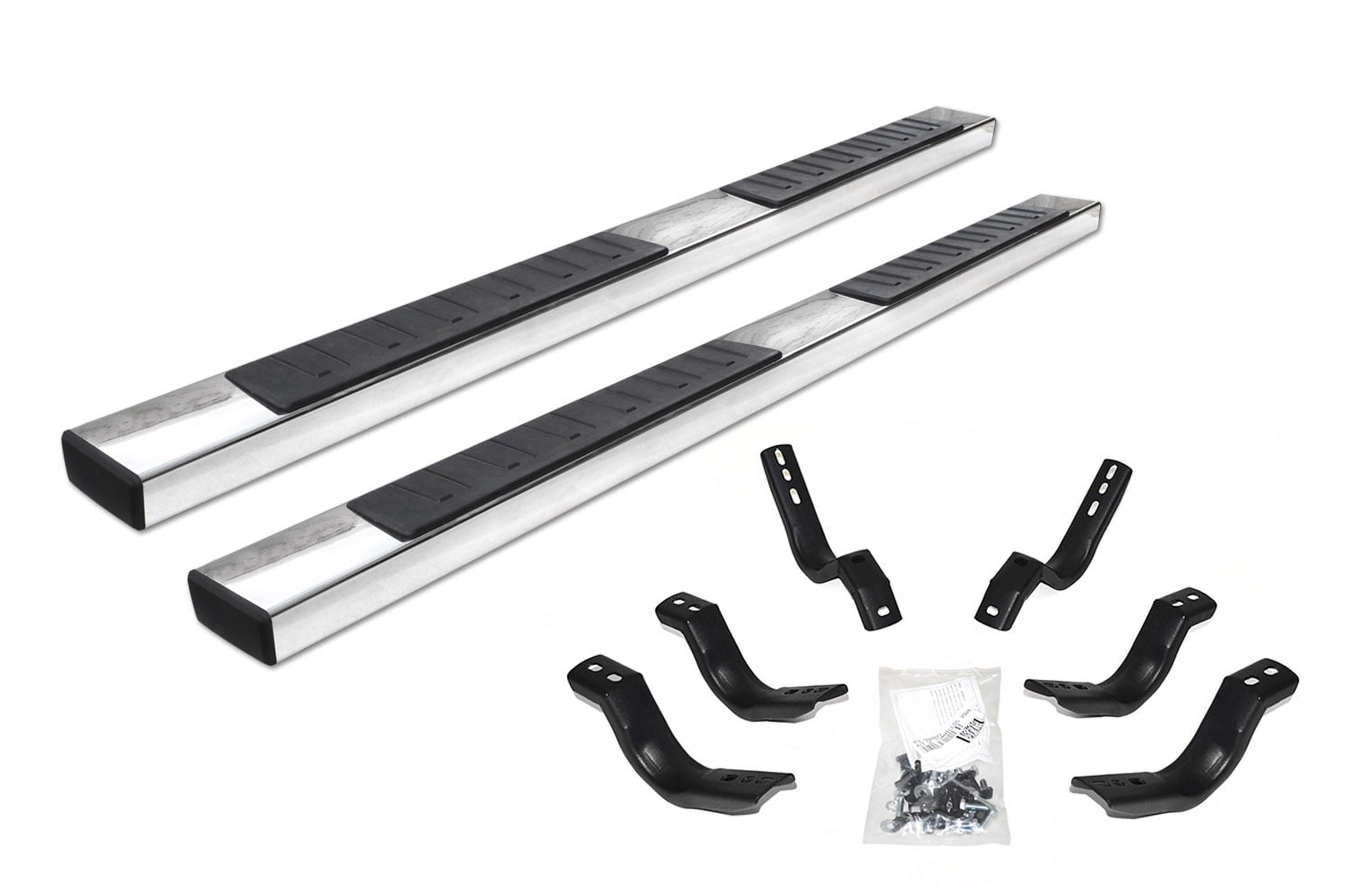 Go Rhino 6862404387PS 6" OE Xtreme II Side Steps with Mounting Brackets Kit - Diesel For 15-19 Sierra 2500 HD, Silverado 3500 HD, Silverado 2500 HD, Sierra 3500 HD (Crew Cab Pickup)