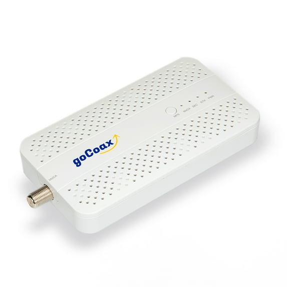 goCoax MA2500D Single-Band Ethernet Network Adapter, White