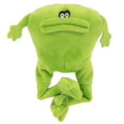 goDog Action Plush Frog Animated Squeaky Dog Toy, Chew Guard Technology - Green, One Size