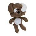 thumbnail image 1 of goDog Checkers Dog Squeaky Plush Dog Toy, Chew Guard Technology - Brown, Large, 1 of 6