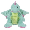 thumbnail image 1 of goDog Dragons Extra Soft Plush Toy for Dogs with Chew Guard Technology for Stronger & Longer Play, Soft & Durable with Built-In Squeaker, Seafoam, Medium, 1 of 11