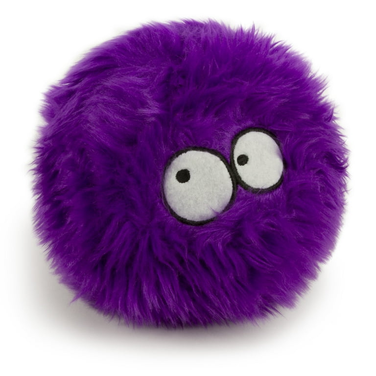 Go Dog Furballz with Chew Guard Technology Durable Plush Squeaker Dog Toy Purple Go Dog Furballz with Chew Guard Technology Durable Plush Squeaker Dog Toy Purple