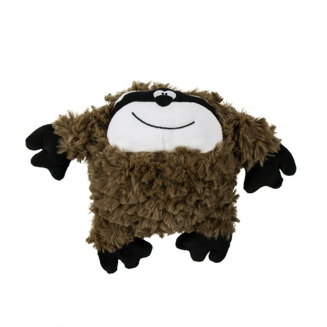goDog PlayClean Sloth Squeaky Plush Dog Toy with Odor-Eliminating Essential Oils, Chew Guard Technology - Brown, Large