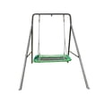 thumbnail image 1 of gobaplay Outdoor Swing Set Frame & gobaplay Tree Swing Platform, Green, 1 of 10