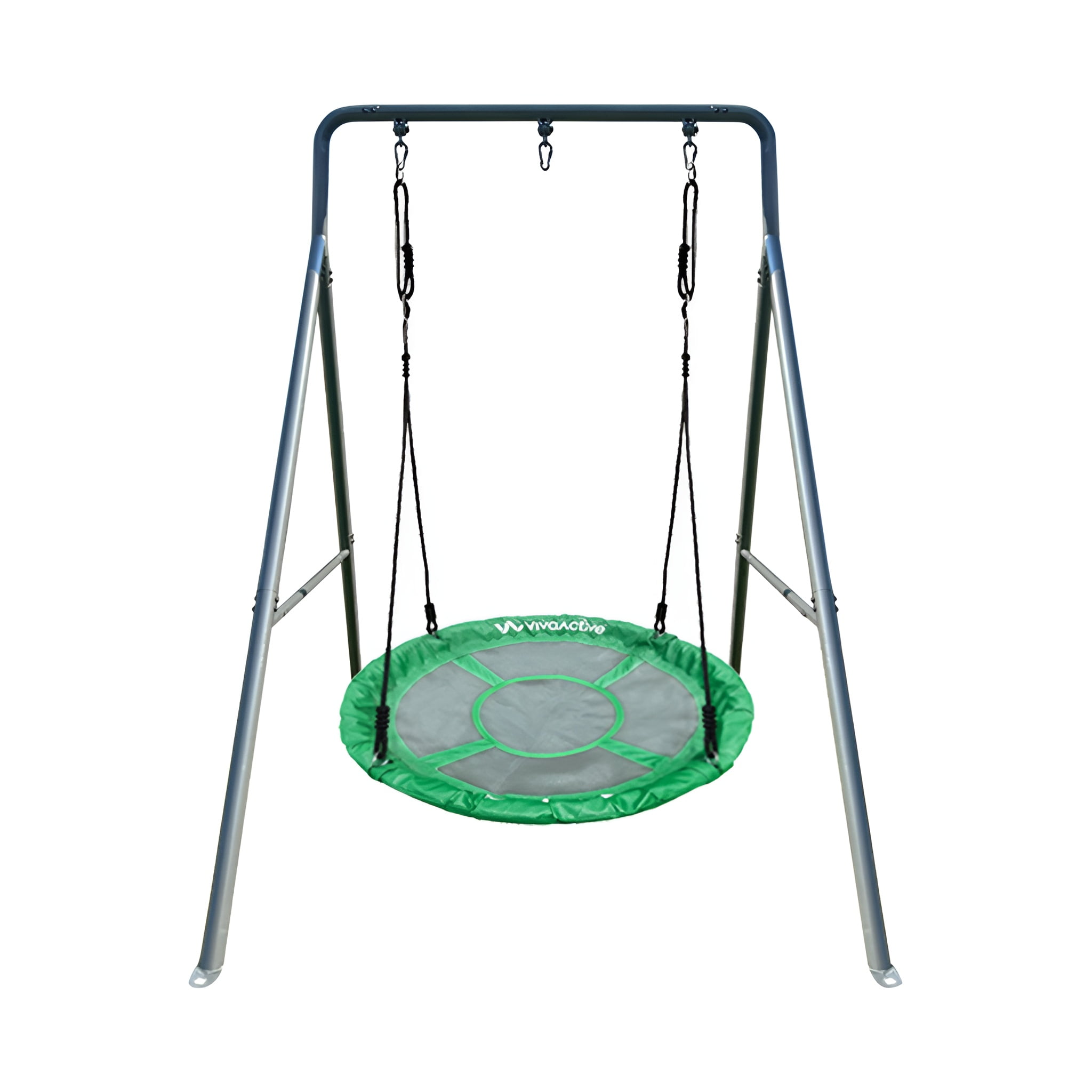 GGUBA☆Garten gobaplay Single Swing Set Playground Equipment w/ 39” Round