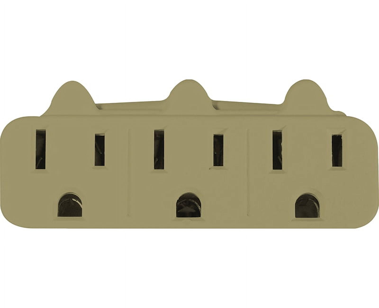 gogreen power 3-outlet wall tap, white, 13000tw