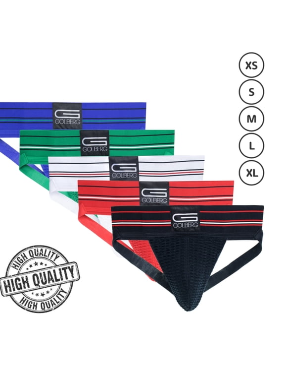 premium ultra-comfort jock strap athletic gol-fit sports supporters - all colors and sizes