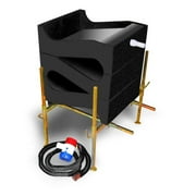 gold cube 3 stack deluxe gold sluice and accessories - gold mining equipment