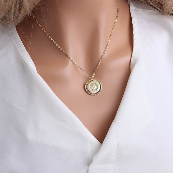 gold-english-letter-round-necklace-colorful-crystals-clavicle-chain