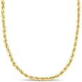 thumbnail image 1 of gold-plated Rope Chain Necklace for Men & Women – 14k gold-plated necklace 10k or 14k gold-plated, Lightweight, Premium Craftsmanship, 1 of 5