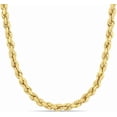 thumbnail image 1 of gold-plated Rope Chain Necklace for Men & Women – 14k gold-plated necklace 10k or 14k gold-plated, Lightweight, Premium Craftsmanship, 1 of 4