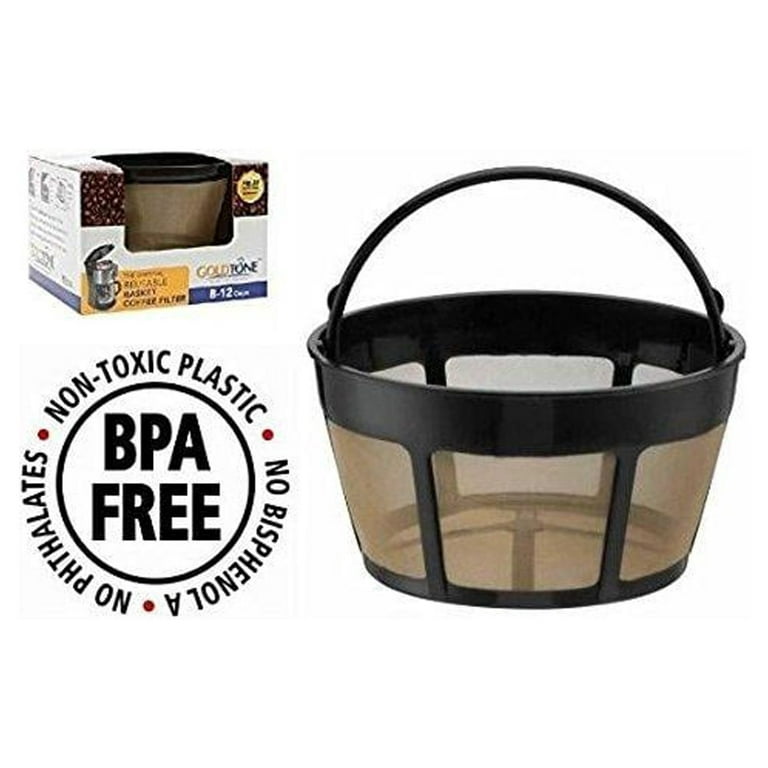 goldtone brand reusable 8-12 cup basket coffee filter fits hamilton beach  coffee makers and brewers. replaces your hamilton beach reusable coffee