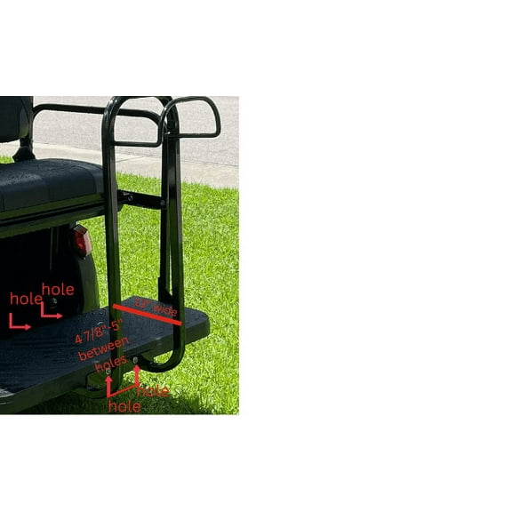 golf cart grab bar with chair holder
