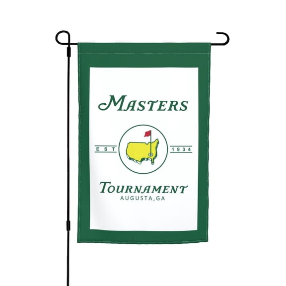 golf tournament Garden flag Decorations Party Cosplay Game Flags for Home House Garden Outdoor Indoor Masters Flag Decor 12x18in