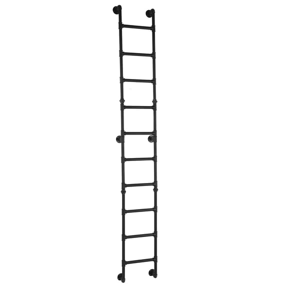 golytefs 10FT Loft Ladder 450lbs Capacity 10-Rung Bunk Bed Ladder Heavy-duty Fire Escape Ladders for Dorm Rv Deck High Bed Outside Apartments
