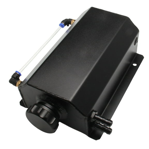 golytefs 1L/2L Radiator Coolant Overflow Bottle Aluminum Alloy Recovery Water Tank Universal Radiator Overflow Coolant Can Car Accessories