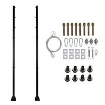 golytefs 2 Pack Shade Sail Poles 10FT Outdoor Sun Shade Poles Heavy Duty Shade Pole Kit