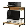 thumbnail image 1 of golytefs 2-Tier Computer Monitor Riser Printer Stand Desktop Storage Rack for Printer, 1 of 9