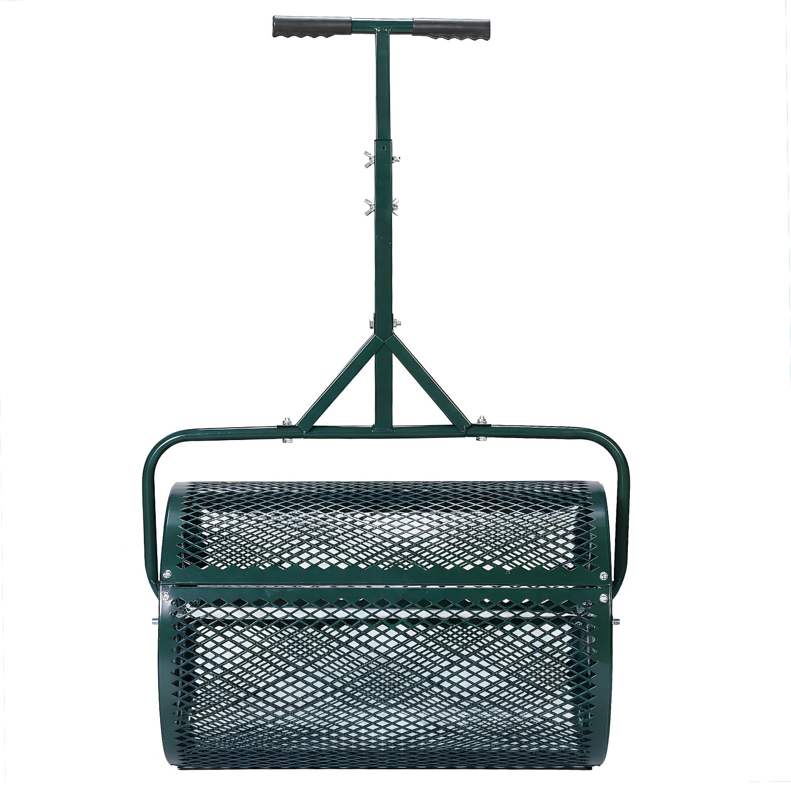 golytefs 23.6 Inch Compost Spreader Heavy-duty Metal Mesh with Side Latches for Garden