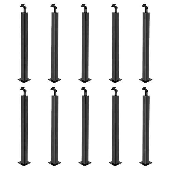 golytefs 35inch Stair Railing Post (Handrail Not Included) Holeless Railing Post with Screws Kit 270 Adjustable for Deck Balcony And Porch (90cm)