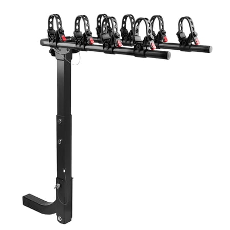 golytefs 4-Bike Hitch Mount Rack Foldable Bicycle Car Rack for Cars Trucks Suvs Minivans