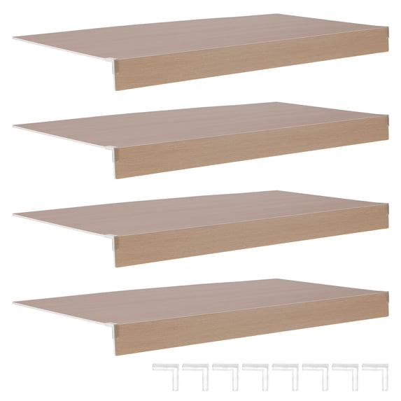 golytefs 4 Pcs Wire Rack Shelf Covers 0.32in Thick Moisture-resistant Shelfs Liner Easy To Clean And Install for Kitchen Pantry Bathroom Office Shelving (43x20x3in)