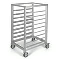 thumbnail image 1 of golytefs 9 Tier 3 Inch Spacing Aluminium Baking Tray Rack with Wheels Rolling Bakers Rack, 1 of 9