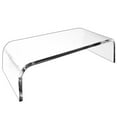 thumbnail image 1 of golytefs Acrylic Monitor Stand Clear Monitor Riser Desk Laptop/pc/multimedia Monitor Stand Clear Computer Monitor Stand for Home Office Printer Tv Screen Keyboard Storage, 1 of 9