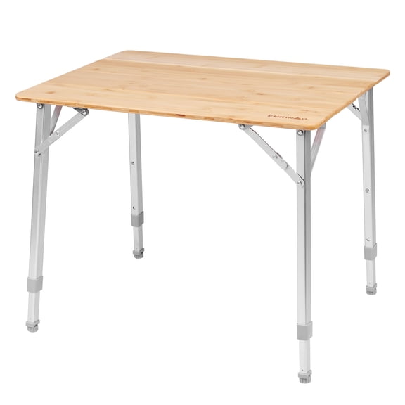 golytefs Adjustable Height Camping Table with Carry Bag for Hiking Beach Fishing (Small)