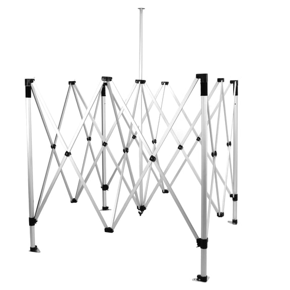 golytefs Aluminum Alloy Folding Heavy Duty Canopy Frame with Hexagonal Leg Tent Canopy Support Rods for Picnic Beach Garden