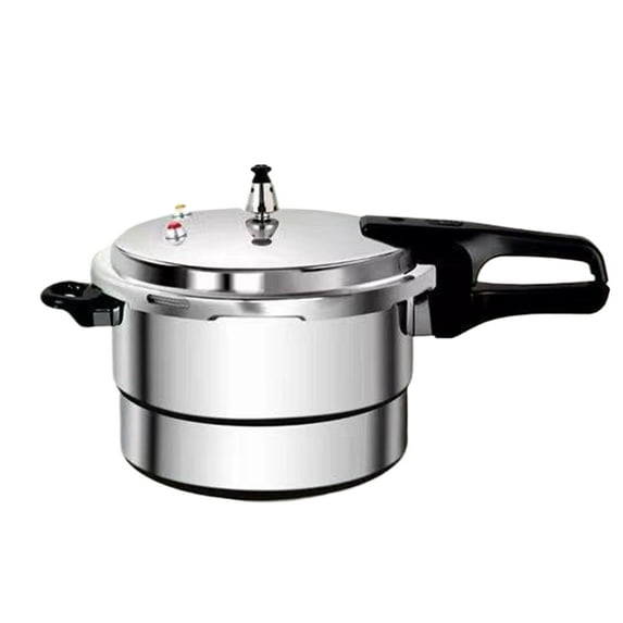 golytefs Aluminum Alloy Pressure Cooker with Steaming Plate for Induction Cooker (5L)