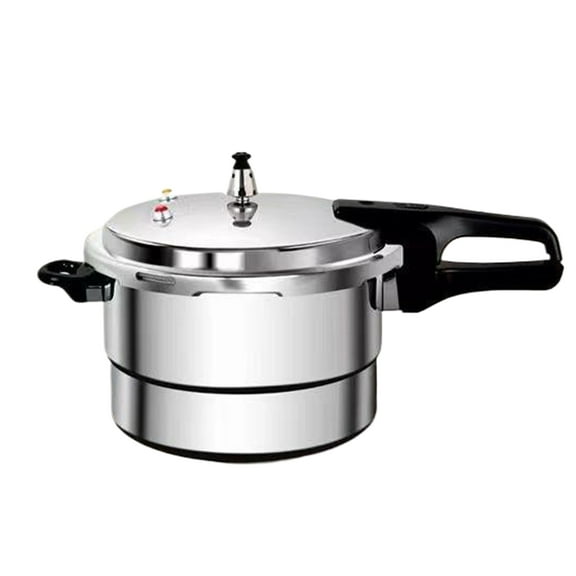 golytefs Aluminum Alloy Pressure Cooker with Steaming Plate for Induction Cooker (7L)