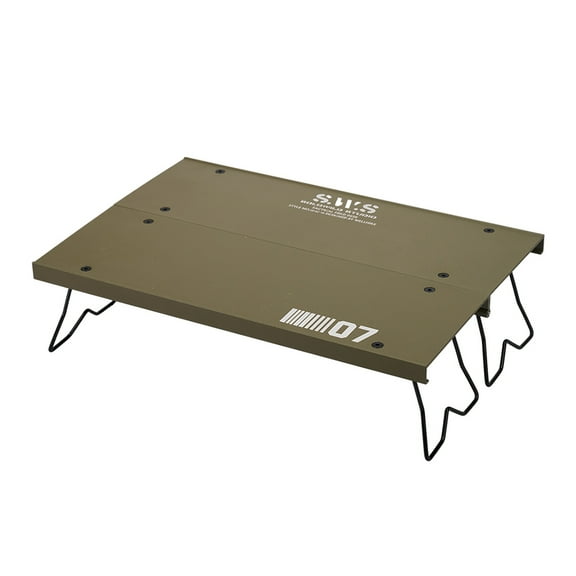 golytefs Camping Foldable Table Heavy Duty Aluminum Alloy Camp Table for Climbing Fishing